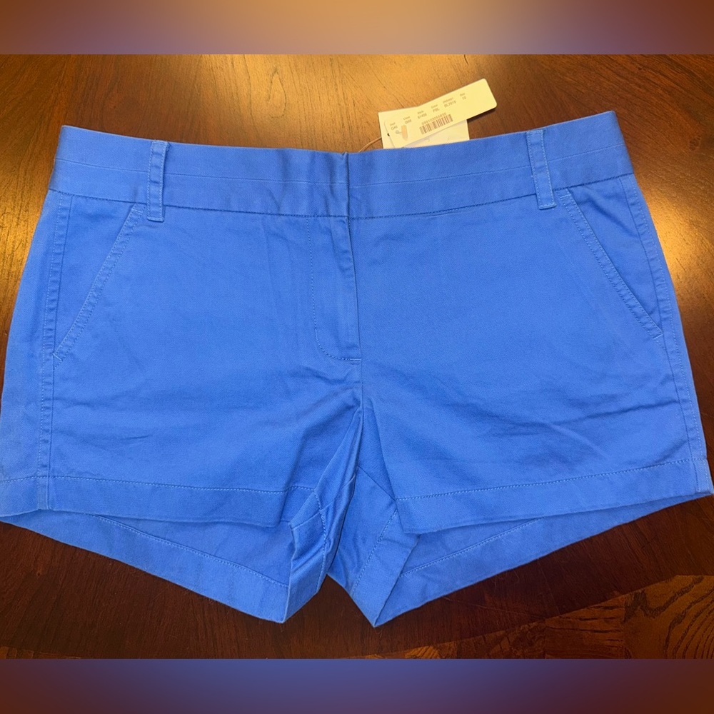 J.Crew 3 inch Chino Shorts | Bright Blue | Size 10 | NWT